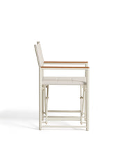 Load image into Gallery viewer, Tisno outdoor folding chair in taupe aluminium and taupe texteline - image 2