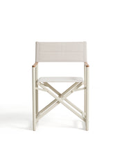 Load image into Gallery viewer, Tisno outdoor folding chair in taupe aluminium and taupe texteline - image 4