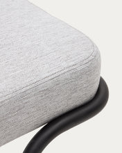 Load image into Gallery viewer, Compo bench in grey and black metal structure, 130 cm - image 8