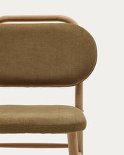 Load image into Gallery viewer, Helda chair in green chenille and solid oak wood FSC Mix Credit - image 14