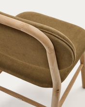Load image into Gallery viewer, Helda chair in green chenille and solid oak wood FSC Mix Credit - image 16