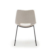 Load image into Gallery viewer, Zahara chair in beige with steel legs in a black finish FSC 100% - image 9