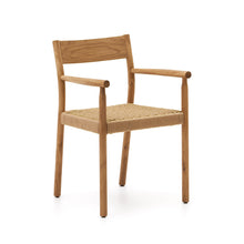 Load image into Gallery viewer, Yalia chair in solid oak with natural finish and rope seat FSC 100%