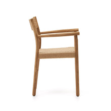Load image into Gallery viewer, Yalia chair in solid oak with natural finish and rope seat FSC 100% - image 3