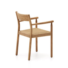 Load image into Gallery viewer, Yalia chair in solid oak with natural finish and rope seat FSC 100% - image 5