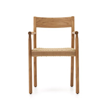 Load image into Gallery viewer, Yalia chair in solid oak with natural finish and rope seat FSC 100% - image 7