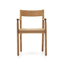 Load image into Gallery viewer, Yalia chair in solid oak with natural finish and rope seat FSC 100% - image 8