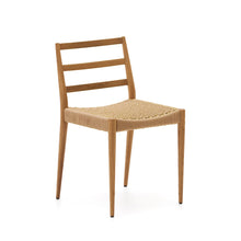Load image into Gallery viewer, Analy chair in solid oak FSC 100% with natural finish and rope seat