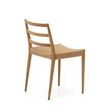 Load image into Gallery viewer, Analy chair in solid oak FSC 100% with natural finish and rope seat - image 6