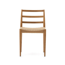 Load image into Gallery viewer, Analy chair in solid oak FSC 100% with natural finish and rope seat - image 7