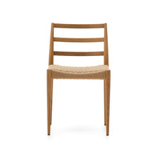 Load image into Gallery viewer, Analy chair in solid oak FSC 100% with natural finish and rope seat - image 8