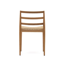 Load image into Gallery viewer, Analy chair in solid oak FSC 100% with natural finish and rope seat - image 9