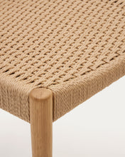 Load image into Gallery viewer, Analy chair in solid oak FSC 100% with natural finish and rope seat - image 14