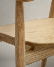 Load image into Gallery viewer, Fondes chair in solid oak wood with natural finish FSC Mix Credit - image 14