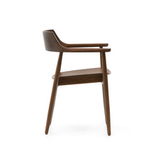 Load image into Gallery viewer, Fondes chair in solid oak wood with walnut finish FSC Mix Credit - image 4