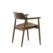 Load image into Gallery viewer, Fondes chair in solid oak wood with walnut finish FSC Mix Credit - image 5