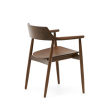 Load image into Gallery viewer, Fondes chair in solid oak wood with walnut finish FSC Mix Credit - image 6