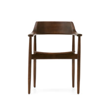 Load image into Gallery viewer, Fondes chair in solid oak wood with walnut finish FSC Mix Credit - image 7
