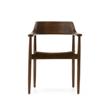 Load image into Gallery viewer, Fondes chair in solid oak wood with walnut finish FSC Mix Credit - image 8