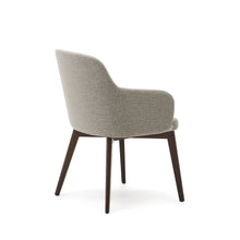 Load image into Gallery viewer, Nelida chair in brown chenille and solid beech wood in a walnut finish FSC 100% - image 5