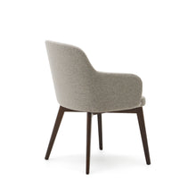 Load image into Gallery viewer, Nelida chair in brown chenille and solid beech wood in a walnut finish FSC 100% - image 6