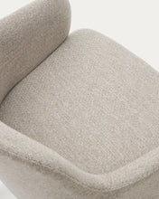 Load image into Gallery viewer, Nelida chair in brown chenille and solid beech wood in a walnut finish FSC 100% - image 11