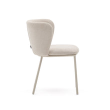 Load image into Gallery viewer, Ciselia chair in beige chenille and beige steel, FSC Mix Credit - image 2