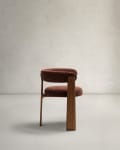 Load image into Gallery viewer, Granite Dining Chair Brown Chenille &amp; Walnut