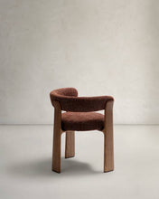 Load image into Gallery viewer, Granite Dining Chair Brown Chenille &amp; Walnut
