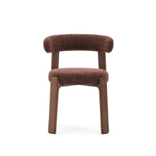 Load image into Gallery viewer, Granite chair in brown chenille and with solid ash wood in a walnut finish FSC 100% - image 4