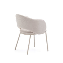 Load image into Gallery viewer, Maina chair in beige and steel legs in a beige finish, FSC Mix Credit - image 3