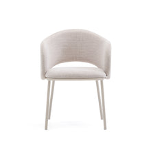 Load image into Gallery viewer, Maina chair in beige and steel legs in a beige finish, FSC Mix Credit - image 4