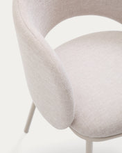 Load image into Gallery viewer, Maina chair in beige and steel legs in a beige finish, FSC Mix Credit - image 10