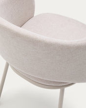 Load image into Gallery viewer, Maina chair in beige and steel legs in a beige finish, FSC Mix Credit - image 11