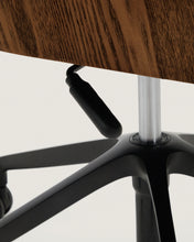 Load image into Gallery viewer, Madai desk chair in brown chenille and ash veneer with walnut finish FSC Mix Credit - image 10