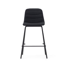 Load image into Gallery viewer, Zunilda stool in black chenille and steel finished with matt black height 65 cm FSC 100% - image 8