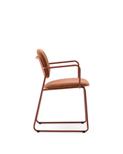 Load image into Gallery viewer, Meli chair in terracotta chenille with terracotta metal frame FSC Mix Credit - image 2