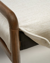 Load image into Gallery viewer, Macaret bench with removable cover solid oak wood with walnut finish 120 cm FSC Mix Credit - image 9