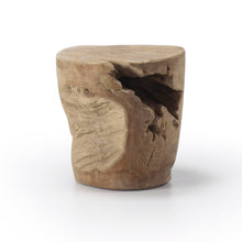 Load image into Gallery viewer, Tropicana solid teak wood side table, Ø 35 cm