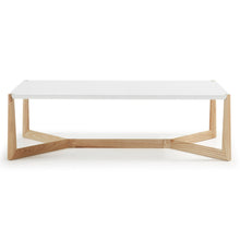 Load image into Gallery viewer, White and ash Quatro coffee table 120 x 60 cm - image 2