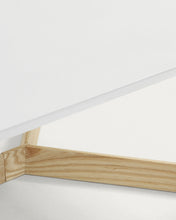 Load image into Gallery viewer, White and ash Quatro coffee table 120 x 60 cm - image 5