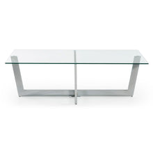 Load image into Gallery viewer, Transparent grass Plam coffee table 120 x 70 cm - image 2