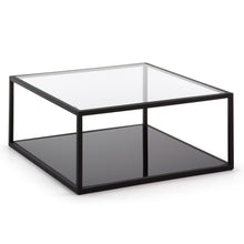 Load image into Gallery viewer, Blackhill black square coffee table 80 x 80 cm