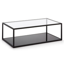 Load image into Gallery viewer, Blackhill black rectangular coffee table 110 x 60 cm