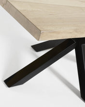 Load image into Gallery viewer, Argo table in whitewashed oak with steel legs with black finish 160 x 90 cm - image 3