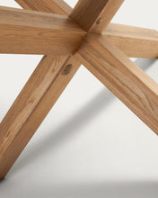 Load image into Gallery viewer, Lotus table in white with solid oak legs, Ø 120 cm - image 6