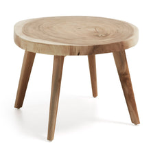 Load image into Gallery viewer, Wellcres solid rain tree wood side table, Ø 65 cm