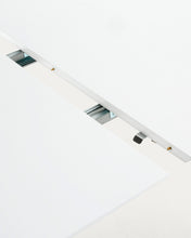 Load image into Gallery viewer, Oqui round extendable MDF table with white lacquer and solid beech legs 120(200)x120 cm - image 8