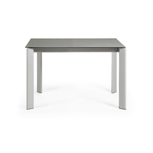 Load image into Gallery viewer, Axis extendable ceramic table with Hydra Plomo finish and grey steel legs 120 (180) cm - image 2
