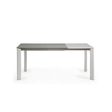 Load image into Gallery viewer, Axis extendable ceramic table with Hydra Plomo finish and grey steel legs 120 (180) cm - image 8
